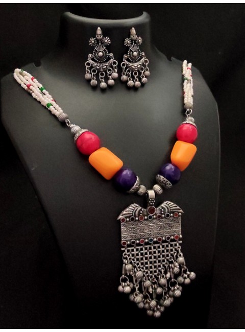 Oxidized Jewelry Set